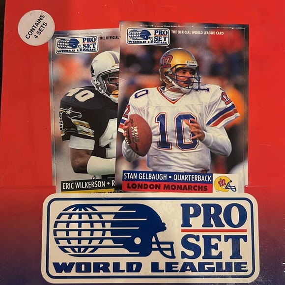 1991 Pro Set World League Inaugural Series Football Card Box - Picture 2 of 4